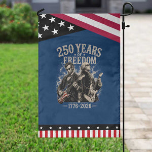 George Washington Lincoln Playing Guitar USA 250th Anniversary Patriotic Garden Flag 250 Years Of Freedom 1776 2026 TS11 Classic Blue Black Print Your Wear