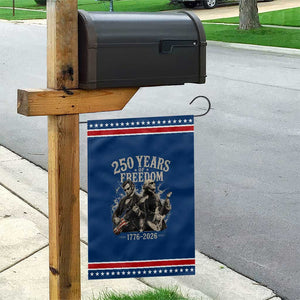 George Washington Lincoln Playing Guitar USA 250th Anniversary Patriotic Garden Flag 250 Years Of Freedom 1776 2026 TS11 Classic Blue Red Print Your Wear