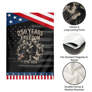 George Washington Lincoln Playing Guitar USA 250th Anniversary Patriotic Garden Flag 250 Years Of Freedom 1776 2026 TS11 Print Your Wear