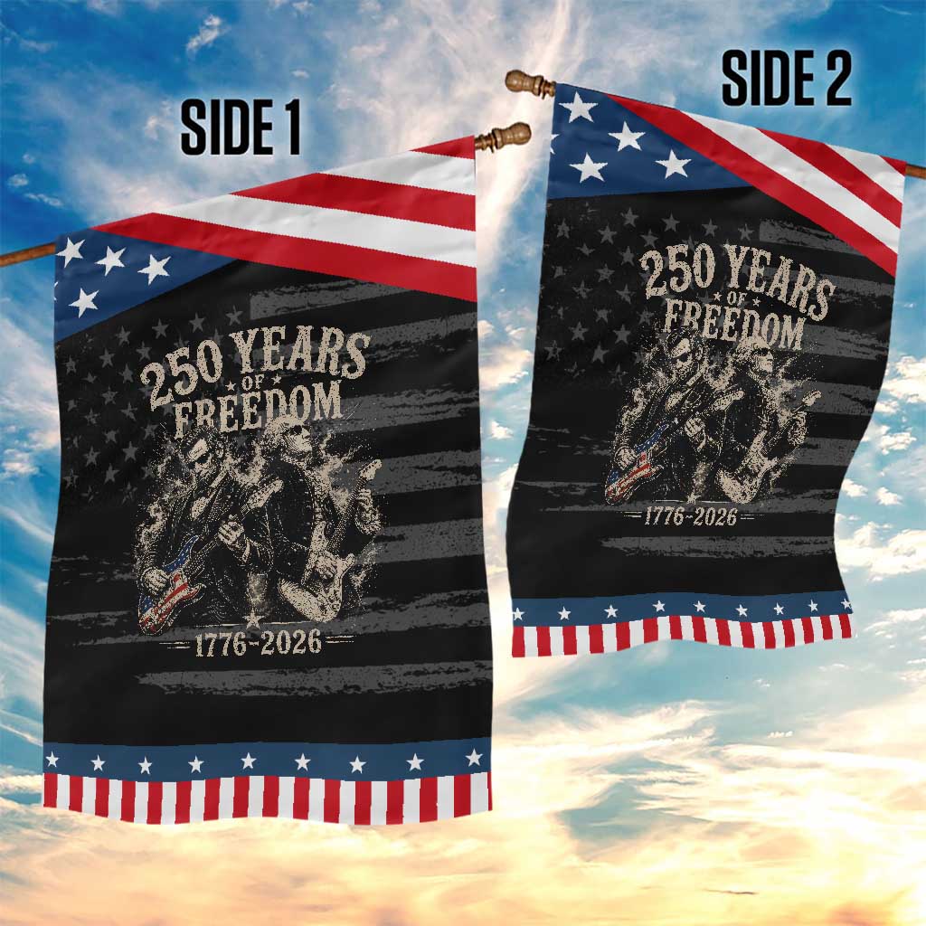 George Washington Lincoln Playing Guitar USA 250th Anniversary Patriotic Garden Flag 250 Years Of Freedom 1776 2026 TS11 Print Your Wear