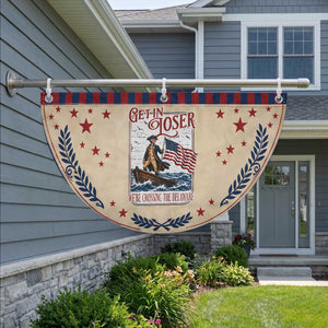 Get In Loser We're Crossing The Delaware Patriotic Fan Flag Funny George Washington US 250th 4th Of July TS11 2pcs pack Laurel Tan Print Your Wear