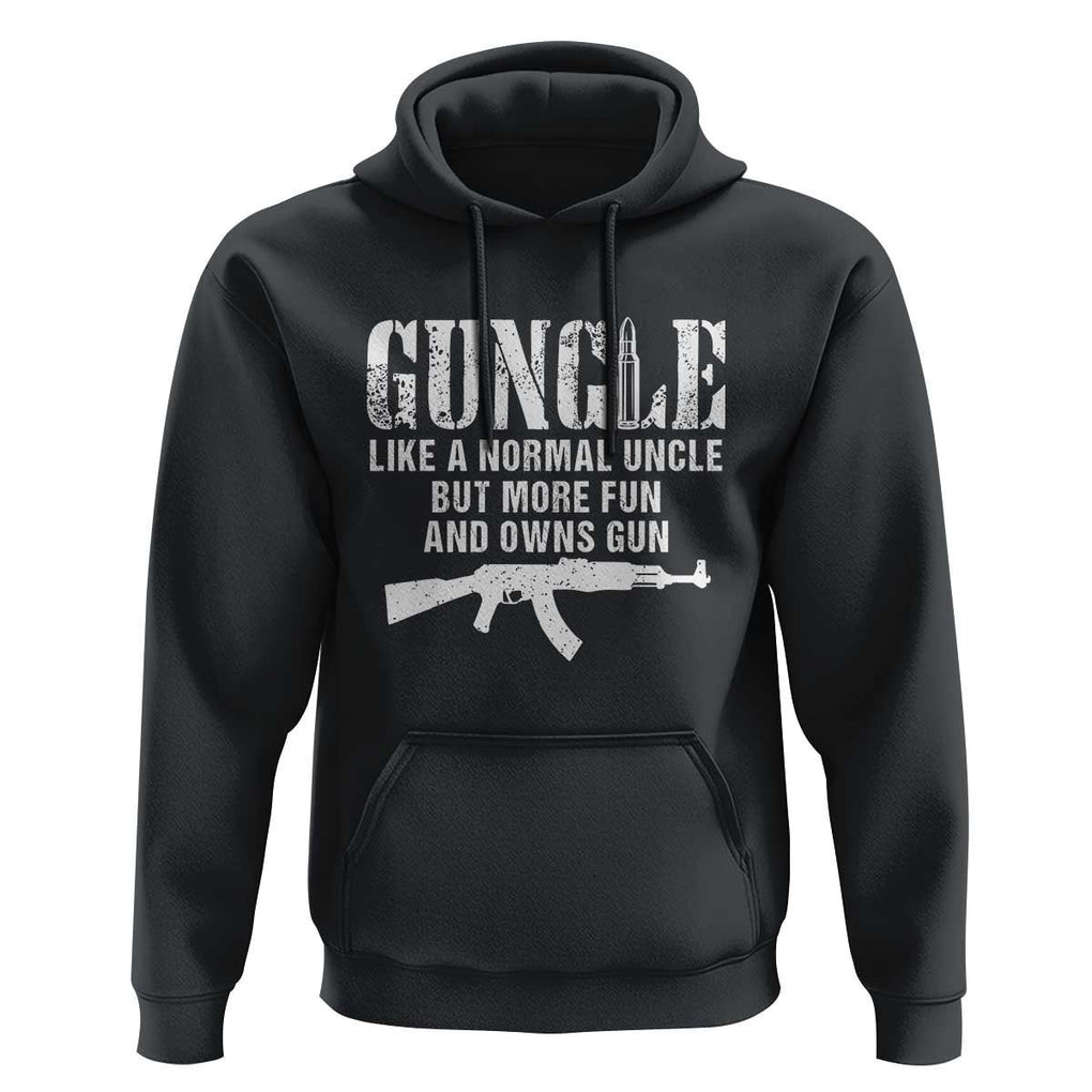 Funny Uncle Hoodie Guncle Like A Normal Uncle But More Fun TS11 Black Print Your Wear