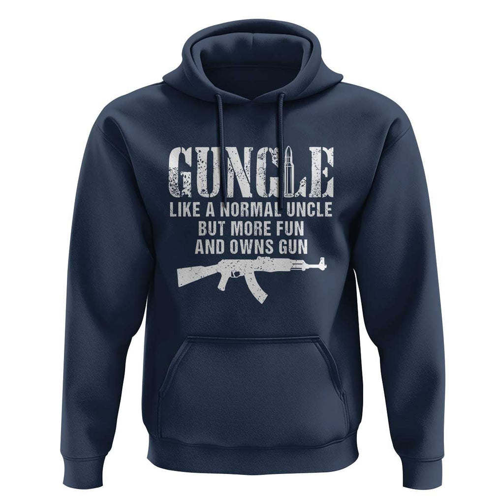 Funny Uncle Hoodie Guncle Like A Normal Uncle But More Fun TS11 Navy Print Your Wear