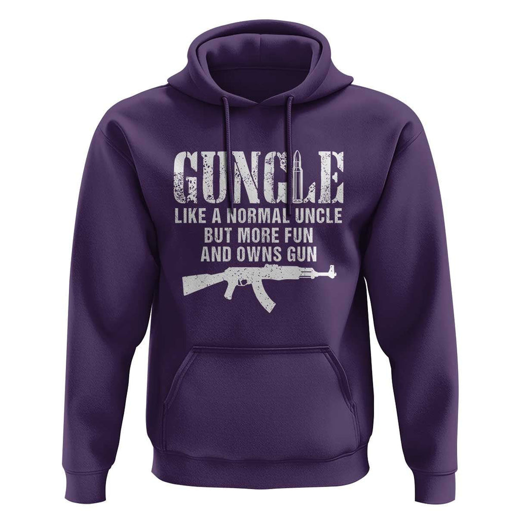 Funny Uncle Hoodie Guncle Like A Normal Uncle But More Fun TS11 Purple Print Your Wear