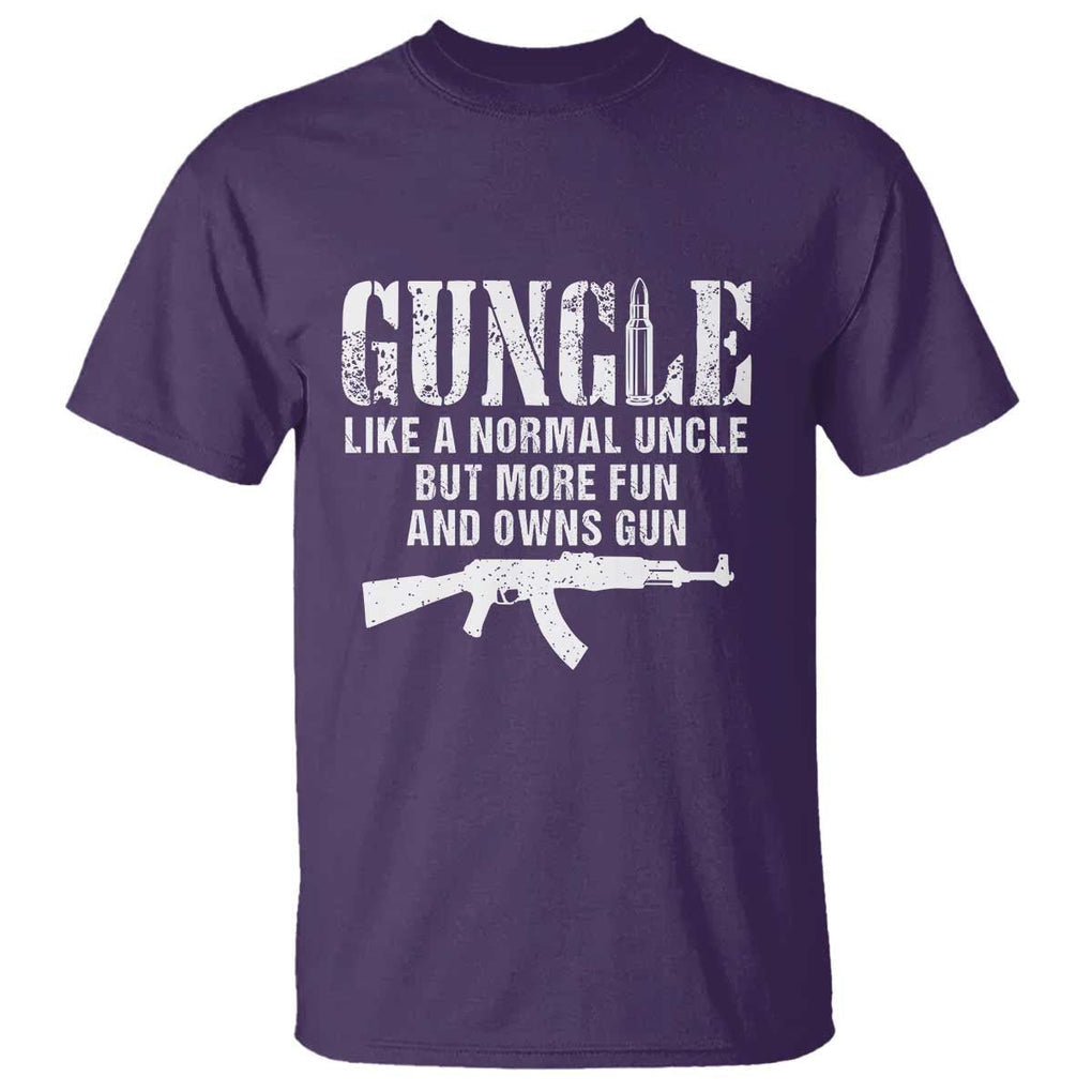 Funny Uncle T Shirt Guncle Like A Normal Uncle But More Fun TS11 Purple Print Your Wear