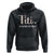Funny Auntie Hoodie Like An Aunt But Cooler Flower TS11 Black Print Your Wear