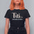 Funny Auntie T Shirt For Women Like An Aunt But Cooler Flower TS11 Black Print Your Wear