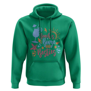 Funny Girls Trip Hoodie Beaches Booze And Besties Seashell Cocktail TS11 Irish Green Print Your Wear