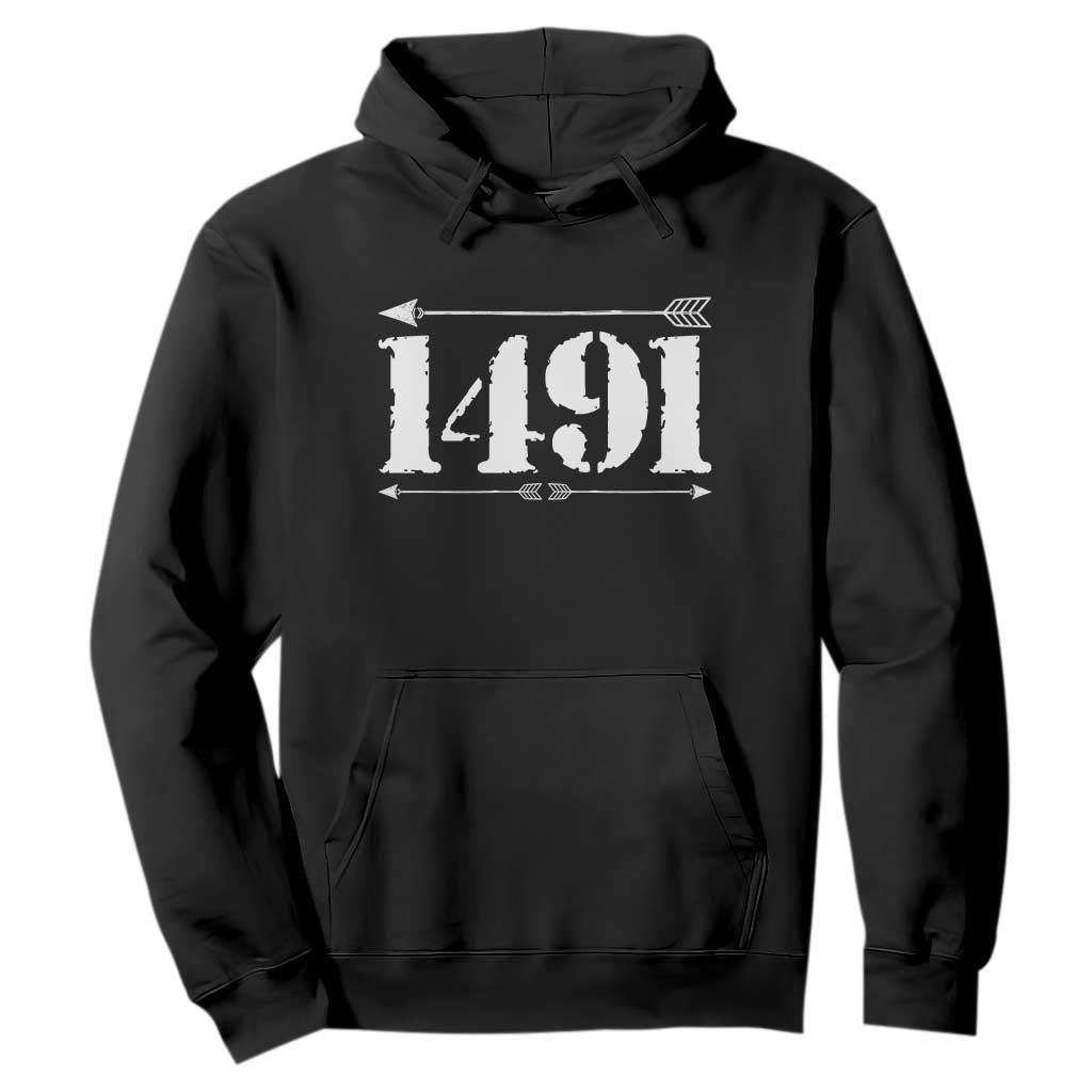 Proud Native American 1491 Indigenous People Day Hoodie TS11 Black Print Your Wear