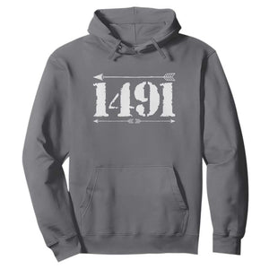 Proud Native American 1491 Indigenous People Day Hoodie TS11 Charcoal Print Your Wear