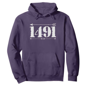 Proud Native American 1491 Indigenous People Day Hoodie TS11 Purple Print Your Wear