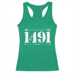 Proud Native American 1491 Indigenous People Day Racerback Tank Top TS11 Irish Green Print Your Wear
