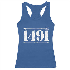 Proud Native American 1491 Indigenous People Day Racerback Tank Top TS11 Royal Blue Print Your Wear