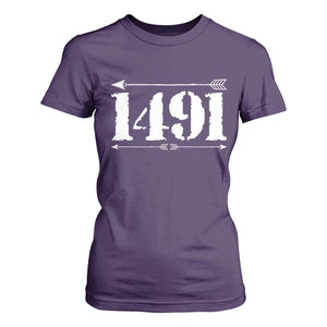 Proud Native American 1491 Indigenous People Day T Shirt For Women TS11 Purple Print Your Wear