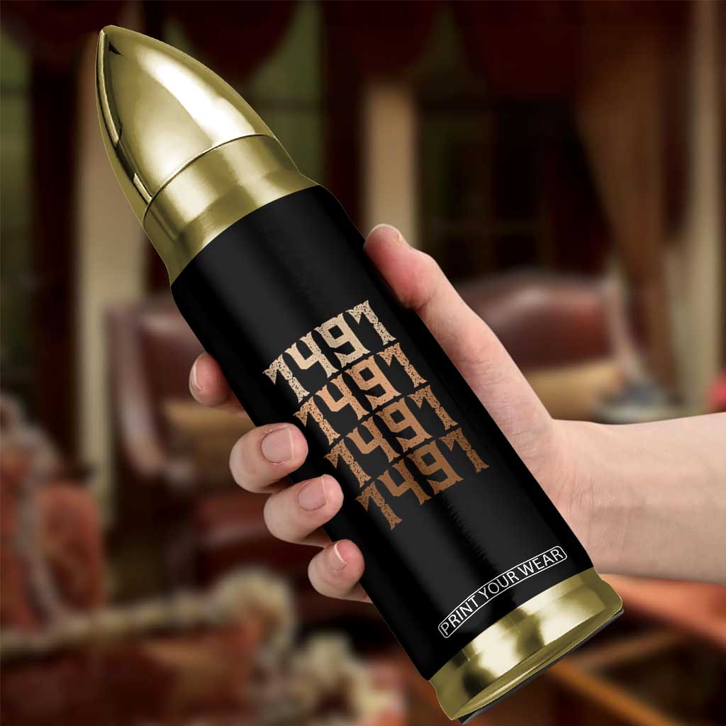 Proud Native American 1491 Pre Columbus Indigenous People Day Bullet Tumbler TS11 Print Your Wear