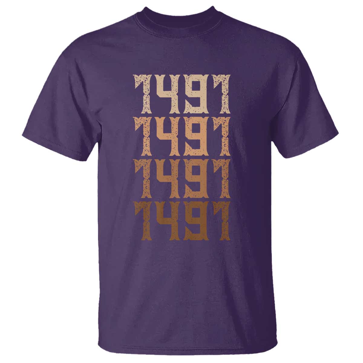 Proud Native American 1491 Pre Columbus Indigenous People Day T Shirt TS11 Purple Print Your Wear