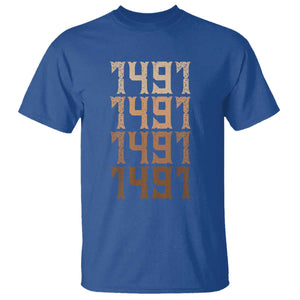 Proud Native American 1491 Pre Columbus Indigenous People Day T Shirt TS11 Royal Blue Print Your Wear