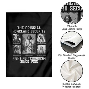 The Original Homeland Security Fighting Terrorism Since 1492 Garden Flag Native American TS11 Print Your Wear