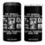 The Original Homeland Security Fighting Terrorism Since 1492 4 in 1 Can Cooler Tumbler Native American TS11 One Size: 16 oz Black Print Your Wear