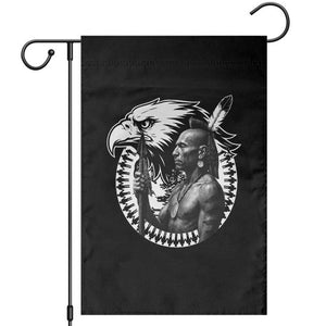 Mohawk Warrior Tribe Garden Flag Native American Haudenosaunee Pride Vintage Eagle TS11 Black Print Your Wear