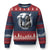 Mohawk Warrior Tribe Ugly Christmas Sweater Native American Haudenosaunee Pride Vintage Eagle - Print Your Wear
