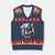 Mohawk Warrior Tribe V-Neck Knit Sweater Vest Native American Haudenosaunee Pride Vintage Eagle - Print Your Wear