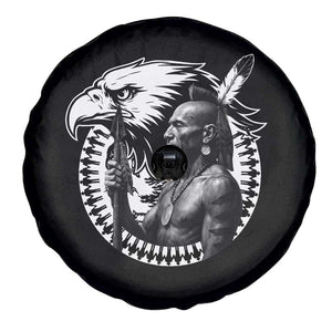 Mohawk Warrior Tribe Spare Tire Cover Native American Haudenosaunee Pride Vintage Eagle TS11 Print Your Wear