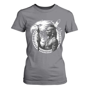 Mohawk Warrior Tribe T Shirt For Women Native American Haudenosaunee Pride Vintage Eagle TS11 Charcoal Print Your Wear