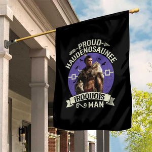 Proud Haudenosaunee Iroquois Man Garden Flag Mohawk Tribe Native American TS11 Print Your Wear