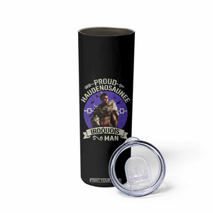 Proud Haudenosaunee Iroquois Man Skinny Tumbler Mohawk Tribe Native American TS11 Print Your Wear