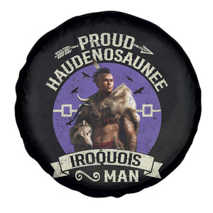 Proud Haudenosaunee Iroquois Man Spare Tire Cover Mohawk Tribe Native American TS11 Print Your Wear