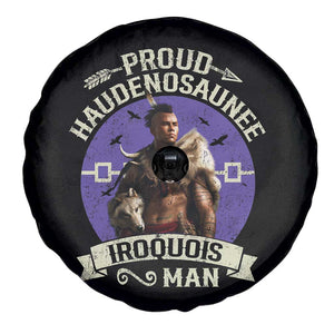 Proud Haudenosaunee Iroquois Man Spare Tire Cover Mohawk Tribe Native American TS11 Print Your Wear