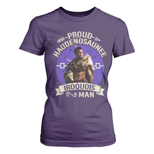 Proud Haudenosaunee Iroquois Man T Shirt For Women Mohawk Tribe Native American TS11 Purple Print Your Wear