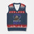 Mohawk It's In My DNA V-Neck Knit Sweater Vest Native American Pride Mohawk Gustoweh - Print Your Wear