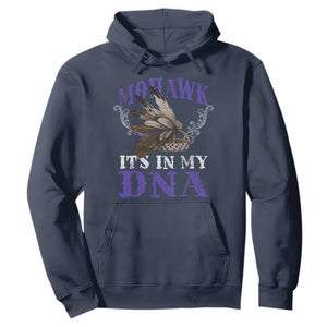 Mohawk It's In My DNA Hoodie Native American Pride Mohawk Gustoweh TS11 Navy Print Your Wear