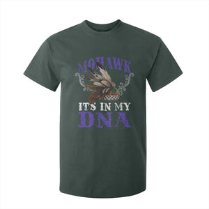 Mohawk It's In My DNA T Shirt For Kid Native American Pride Mohawk Gustoweh TS11 Dark Forest Green Print Your Wear