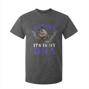 Mohawk It's In My DNA T Shirt For Kid Native American Pride Mohawk Gustoweh TS11 Dark Heather Print Your Wear
