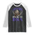 Mohawk It's In My DNA Raglan Shirt Native American Pride Mohawk Gustoweh TS11 Black White Print Your Wear
