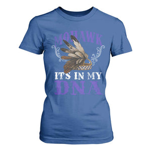 Mohawk It's In My DNA T Shirt For Women Native American Pride Mohawk Gustoweh TS11 Royal Blue Print Your Wear