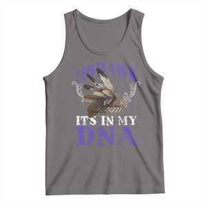 Mohawk It's In My DNA Tank Top Native American Pride Mohawk Gustoweh TS11 Deep Heather Print Your Wear