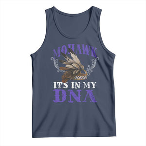 Mohawk It's In My DNA Tank Top Native American Pride Mohawk Gustoweh TS11 Navy Print Your Wear
