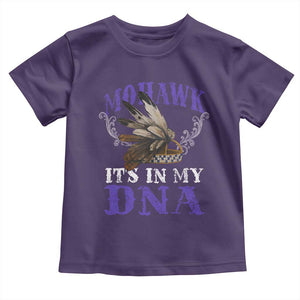 Mohawk It's In My DNA Toddler T Shirt Native American Pride Mohawk Gustoweh TS11 Purple Print Your Wear