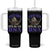 Mohawk It's In My DNA Tumbler With Handle Native American Pride Mohawk Gustoweh TS11 One Size: 40 oz Black Print Your Wear