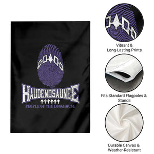 Proud Haudenosaunee Native American Garden Flag Iroquois People Of The Longhouse TS11 Print Your Wear