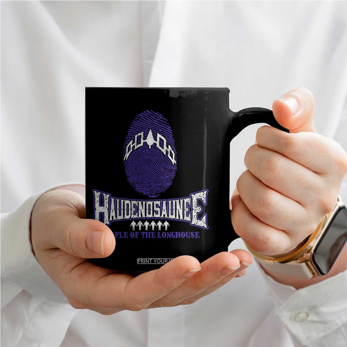 Proud Haudenosaunee Native American Coffee Mug Iroquois People Of The Longhouse TS11 Print Your Wear