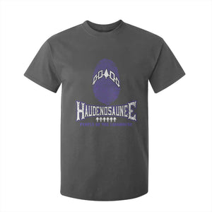 Proud Haudenosaunee Native American T Shirt For Kid Iroquois People Of The Longhouse TS11 Dark Heather Print Your Wear