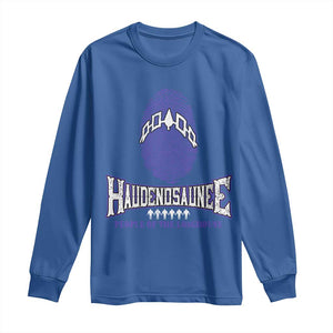 Proud Haudenosaunee Native American Long Sleeve Shirt Iroquois People Of The Longhouse TS11 Royal Blue Print Your Wear