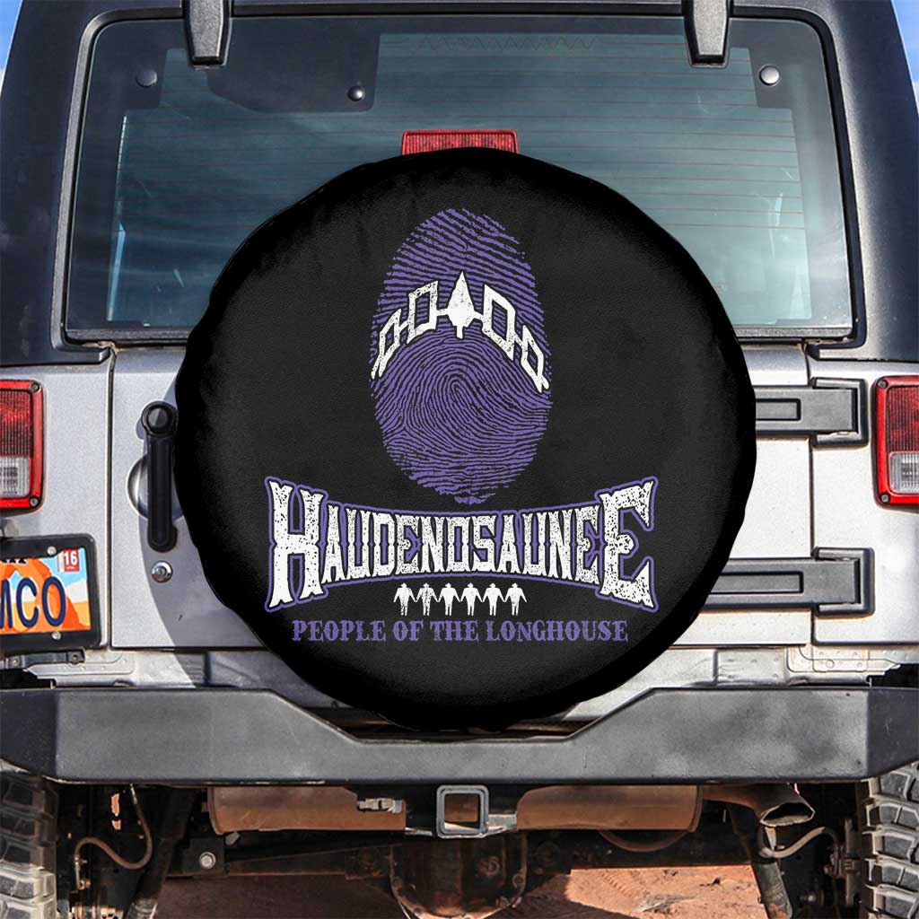 Proud Haudenosaunee Native American Spare Tire Cover Iroquois People Of The Longhouse TS11 No hole Black Print Your Wear