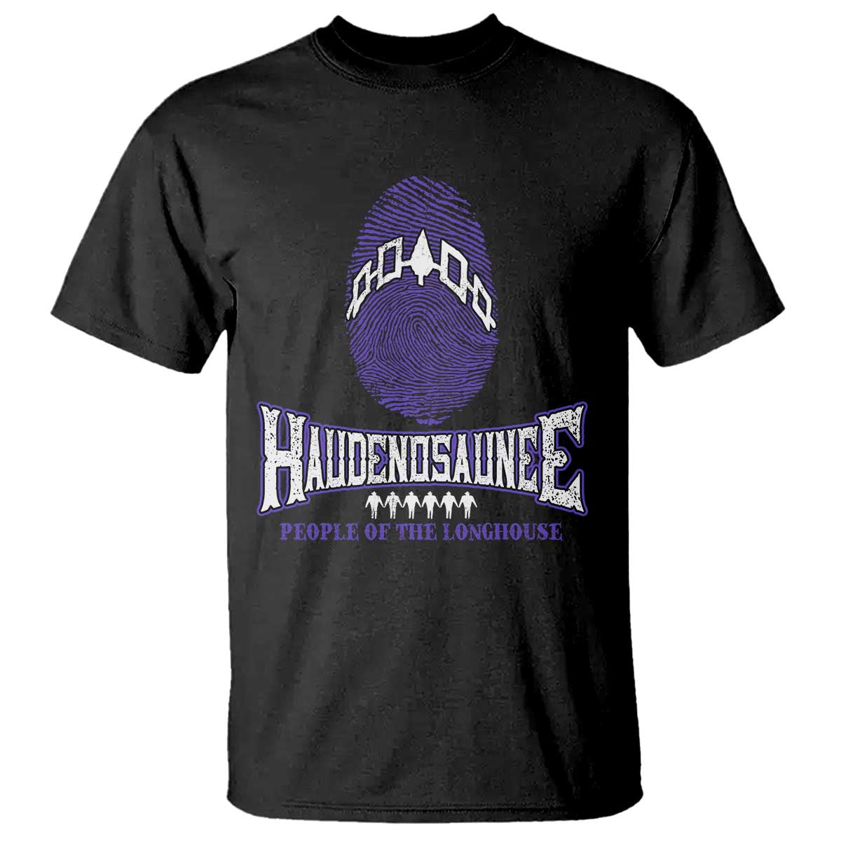 Proud Haudenosaunee Native American T Shirt Iroquois People Of The Longhouse TS11 Black Print Your Wear