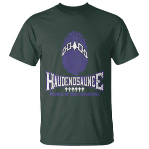 Proud Haudenosaunee Native American T Shirt Iroquois People Of The Longhouse TS11 Dark Forest Green Print Your Wear